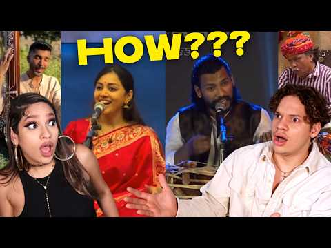 This is why India makes SUPERIOR Singers... Latinos react to Indian Classical Reels that went viral