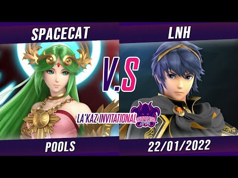 La'Kaz Invitational Pools - Spacecat (Luigi/Roy/Palutena) VS LNH (Marth/Lucina) - Smash Ultimate