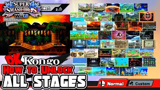 How To Unlock All Stages in Super Smash Bros. for Wii U!
