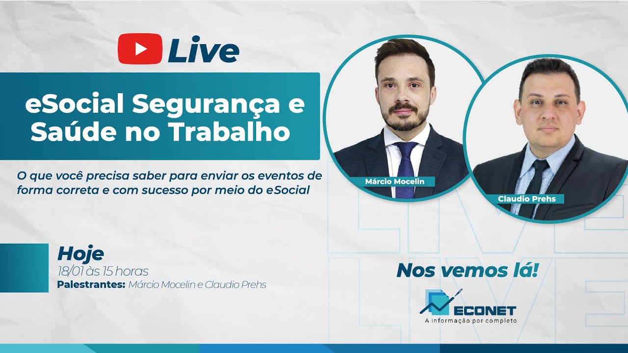 eSocial Segurança e Saúde no Trabalho