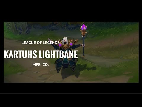 KARTHUS LIGHTBANE SKIN SHOWCASE! - League Of Legends