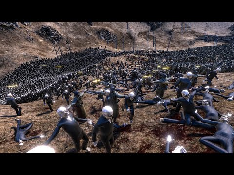 15000 Zombie Cops VS 16000 Eastern Front German 3s  - Ultimate Epic Battle Simulator 2 UEBS 2