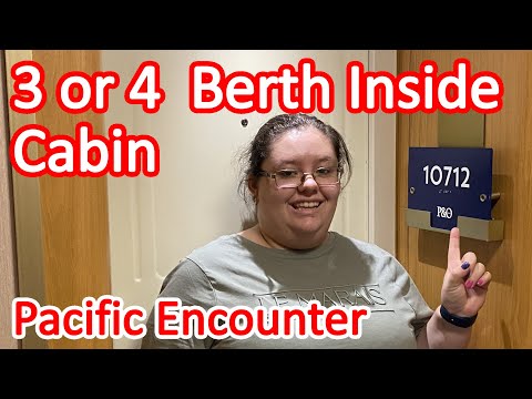 Thumbnail for Pacific Encounter 3 or 4 Bed Inside Cabin Tour - Cruise Cabin 10712 is Available as 2, 3 or 4 Berth
