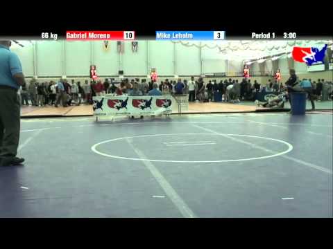 Gabriel Moreno vs. Mike Leholm at 2013 ASICS University Nationals - FS