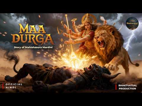 Maa Durga's Epic Battle vs Mahishasura | Mahishasura killing story #navratri