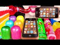 ASMR Edible IPhone Honey Jelly 먹는 아이폰 컬러 딕만스 꿀젤리 먹방 Mukbang Eating