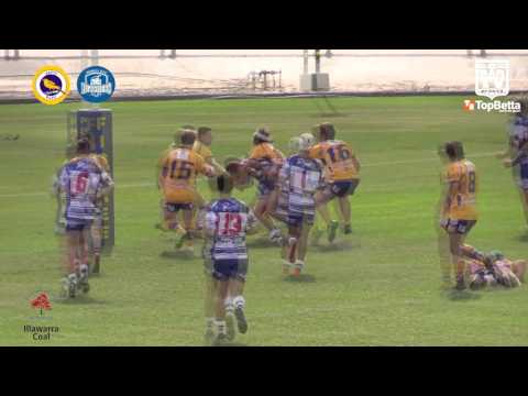2016 ICRL  Round 1  Under 18s Highlights  Dapto Canaries Vs Thirroul Butchers