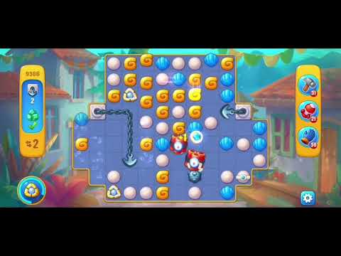 Fishdom 9386 Hard Level - NO 💣🧨💥