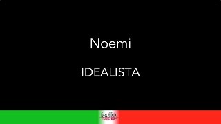 KARAOKE COVER - NOEMI - IDEALISTA