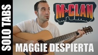 Como tocar el solo de guitarra de Maggie Despierta M-Clan (Maggie May Rod Stewart)