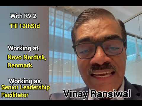 Mr. Vinay Ransiwal KV II Alumni – Celebration of KVS Foundation Day