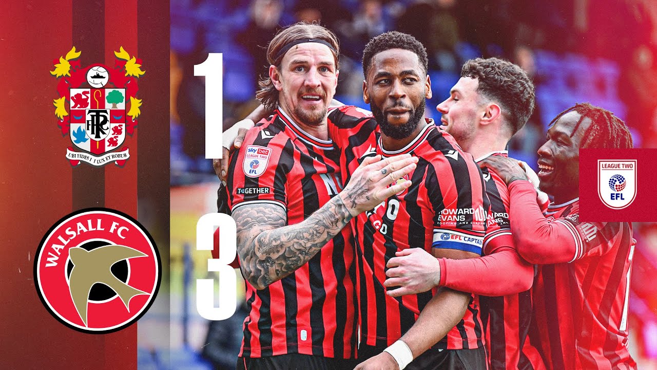 Tranmere Rovers vs Walsall Highlights