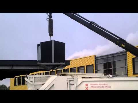 Pince de prise et vidage de conteneurs à déchets - Puissance de levage 5000 kg - Référence: GEJO01_1