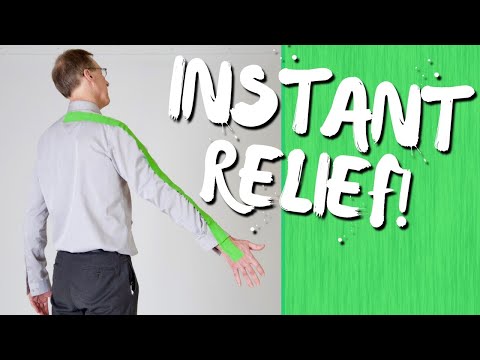 INSTANT RELIEF! How to Treat a Pinched Nerve. Physical Therapy Ex. And Tips