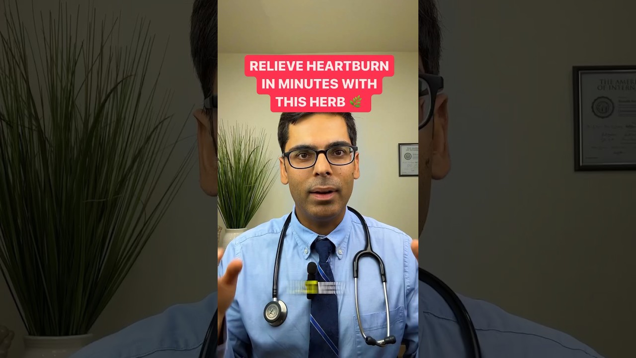 Doctor Reveals A Herb To Relieve Heartburn In Minutes 🚀