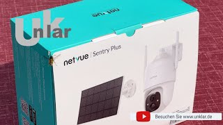 NETVUE Überwachungskamera Sentry Plus für eine einfache Gebäudeüberwachung