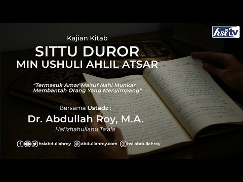 Kajian Kitab Sittu Duror