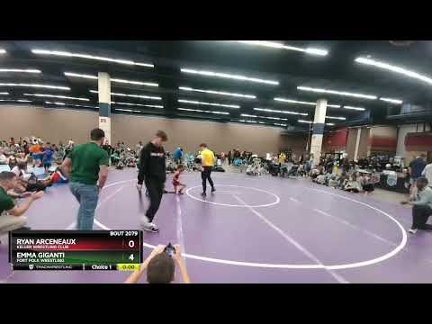48-54 Lbs Round 3 - Emma Giganti, Fort Polk Wrestling Vs Ryan Arceneaux, Keller Wrestling Club A25