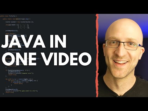 Learn Java in One Video - 15-minute Crash Course