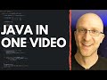 Learn Java In One Video 15 Minute Crash Course