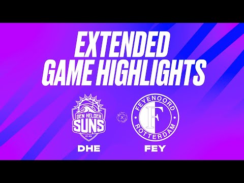 Den Helder Suns vs. Zeeuw & Zeeuw Feyenoord Basketball Extended Game Highlights