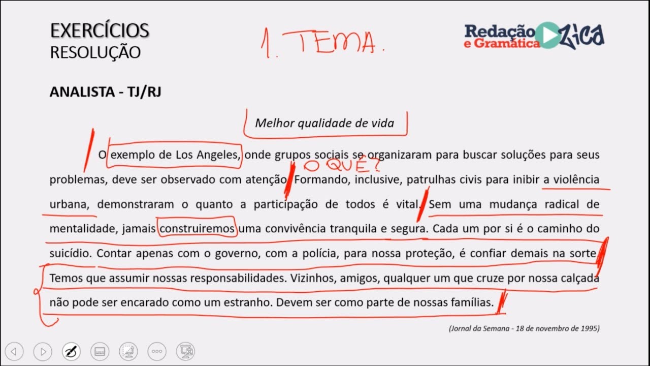 INTERPRETAÇÃO E COMPREENSÃO TEXTUAL (RESOLUÇÃO DE EXERCÍCIOS) - Profa. Pamba