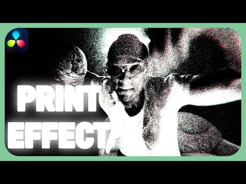 Print Effect | DaVinci Resolve |