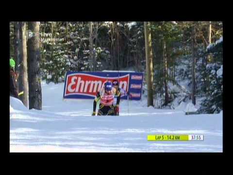 Biathlon Massenstart der Männer in Fort Kent 2011