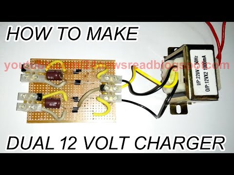 How To Make Dual 12 Volt Charger