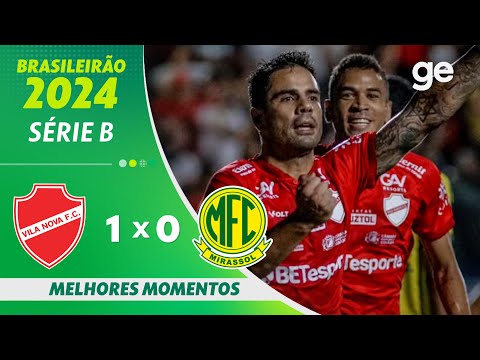 Gols e lances de Vila Nova-GO x Mirassol