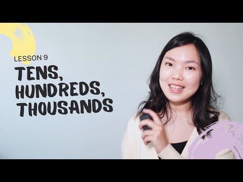 Learning Indonesian Language - Lesson 9 - Tens, hundreds, thousands