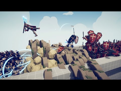 Can Necromancer Army Defend the Bridge? TABS UNIT CREATOR UPDATE Totally Accurate Battle Simulator