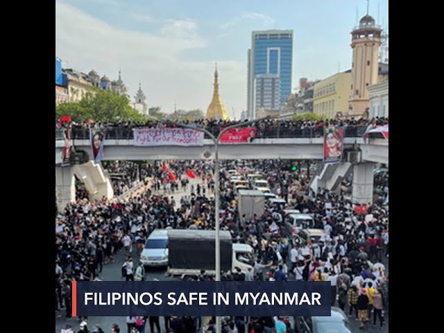 OFWs in Myanmar ‘safe,’ foreigners support protests by spreading the word