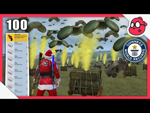 I Shot 100 Flare Guns (WORLD RECORD) | PUBG MOBILE