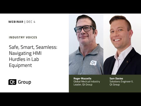 Webinar: Safe, Smart, Seamless: Navigating HMI Hurdles in Lab Equipment