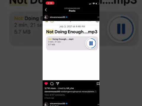 Steven Moses-Not Doing Enough(Snippet)