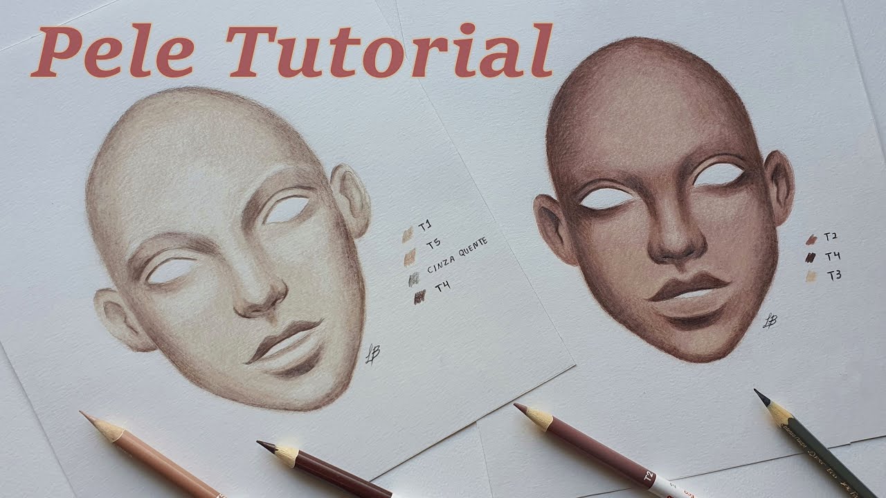 Watch Now Como pintar pele branca e pele negra com lápis de cor Como pintar pele branca e pele negra com lápis de cor