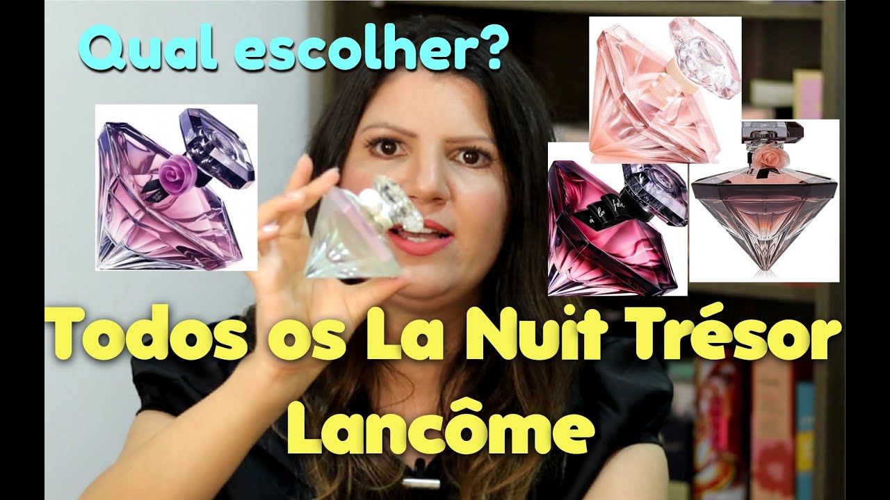 Perfumes La Nuit Tresor Lancome Caresse Nude Musc Diamant e a La Folie
