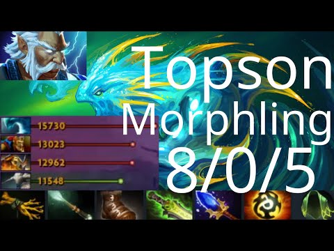 Topson Morphling vs Zeus - start item: Magic Wand - ViKin.gg vs OG g1 - EPIC League dota2