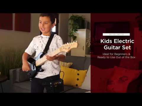 Best Choice Products Kids Electric Guitar Beginner Starter Kit w/ 5W Amplifier - 30 in-Sunburst image 26