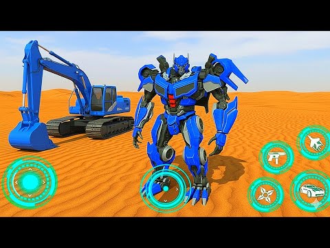 Excavator Robot transformers: Mech Multiple Transform Game Part 7 - Android Gameplay