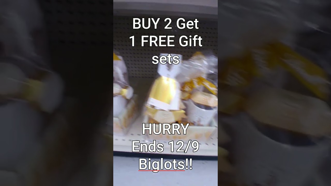 Last minute gift ideas | Buy 2 get 1 free all gift sets biglots #christmasgift #free #giftsets