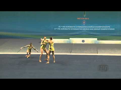 Russia (RUS) -  2016 Acrobatic Worlds, Putian City (CHN) Balance  Women's Group