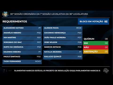 30ª SESSÃO ORDINÁRIA DA 1ª SESSÃO LEGISLATIVA DA 36ª LEGISLATURA - CÂMARA MUNICIPAL DE RUSSAS 23.09.25