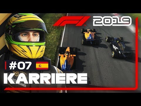 F1 2019 Karriere Part 7: AUFHOLJAGD VOM ENDE DES FELDES!! - SPANIEN