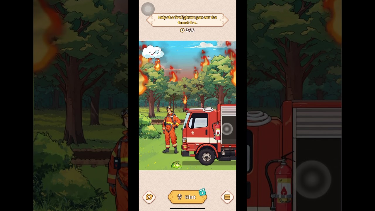 Brain puzzle tricky quest: Forest Fire. #games #brainpuzzles #brainpuzzletrickyquest