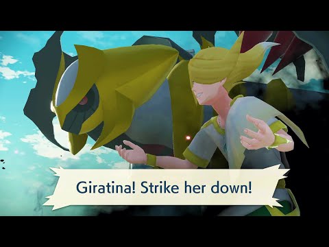 Final Volo (Cynthia Team) & Giratina Fight in Pokémon Legends Arceus
