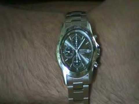 VideoYug - Seiko Chronograph Steel Grey Men's Watch