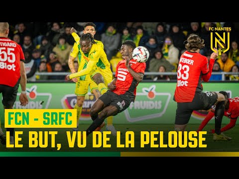 FC Nantes - Stade Rennais : le but de Moses Simon, vu de la pelouse !