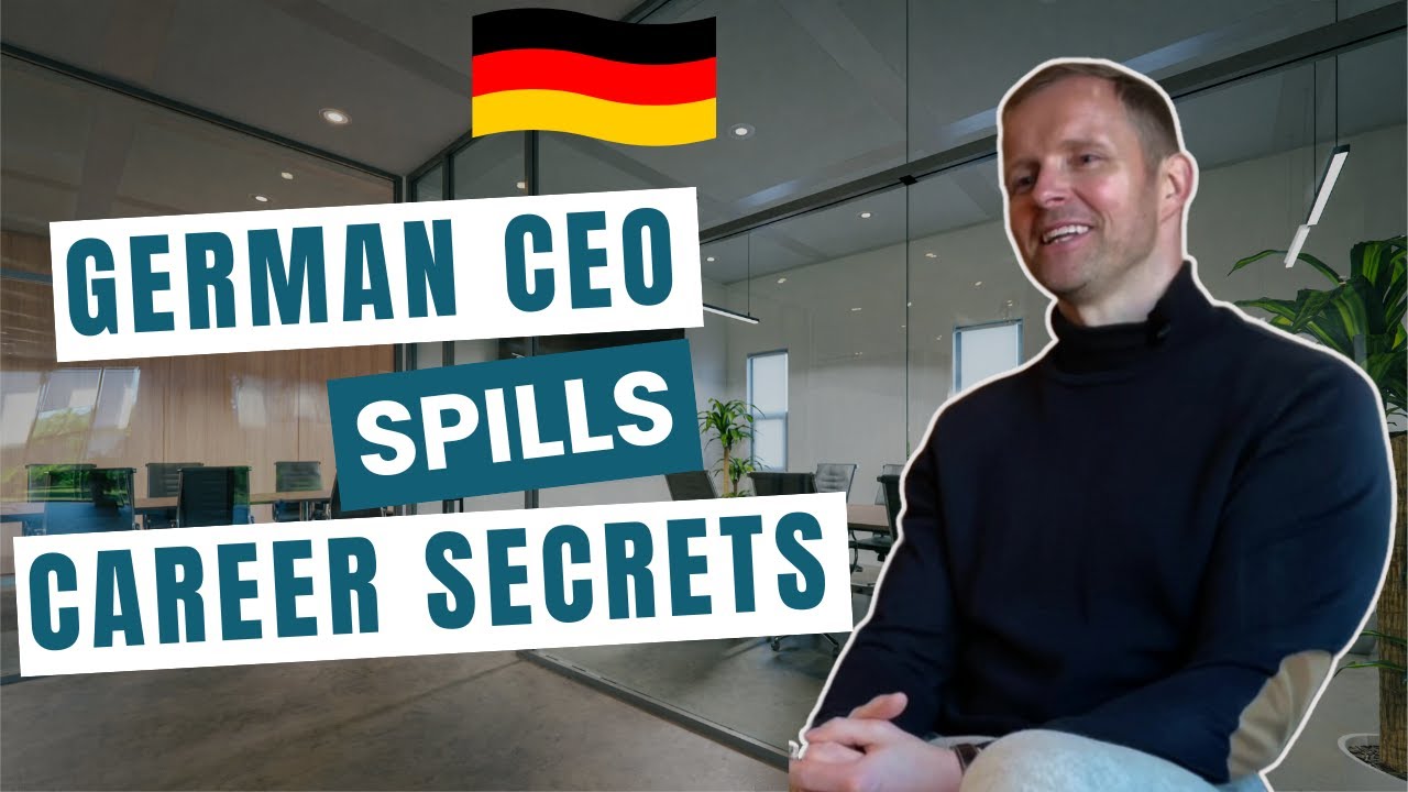 German CEO's Advice on Cracking  🇩🇪 Job Market for Internationals